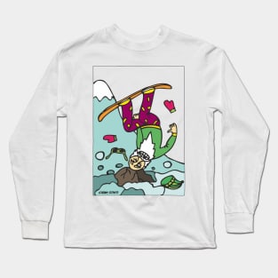 Grandpa snowboarder Long Sleeve T-Shirt